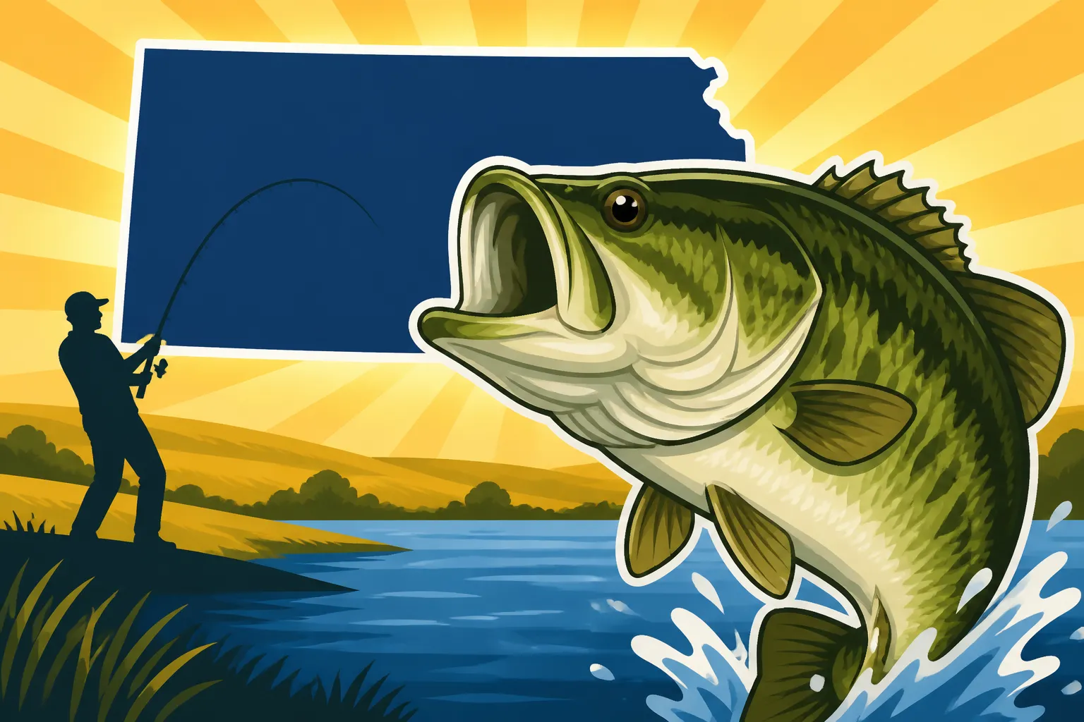 State Record Largemouth Bass Weight