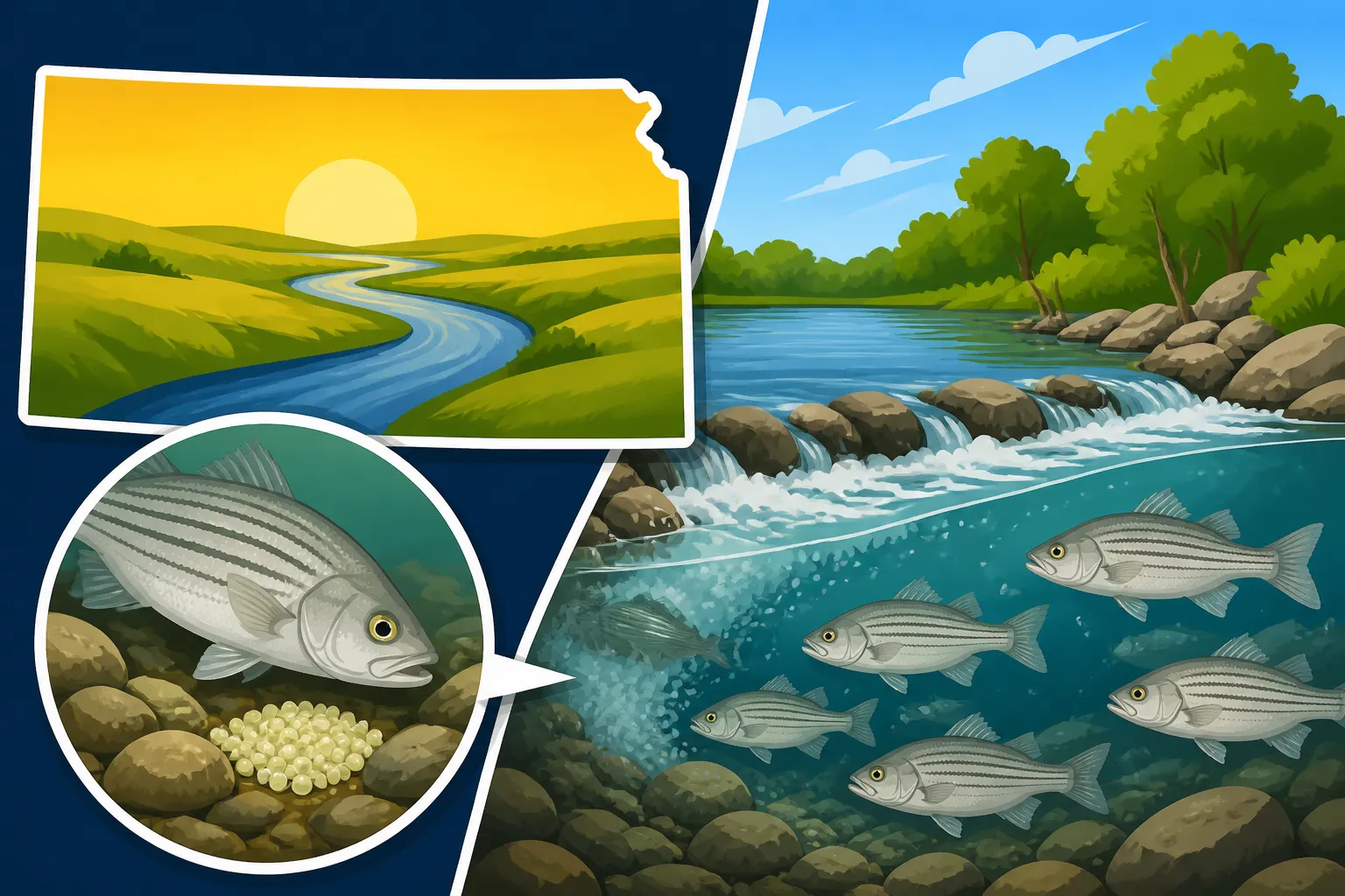 Where White Bass Spawn