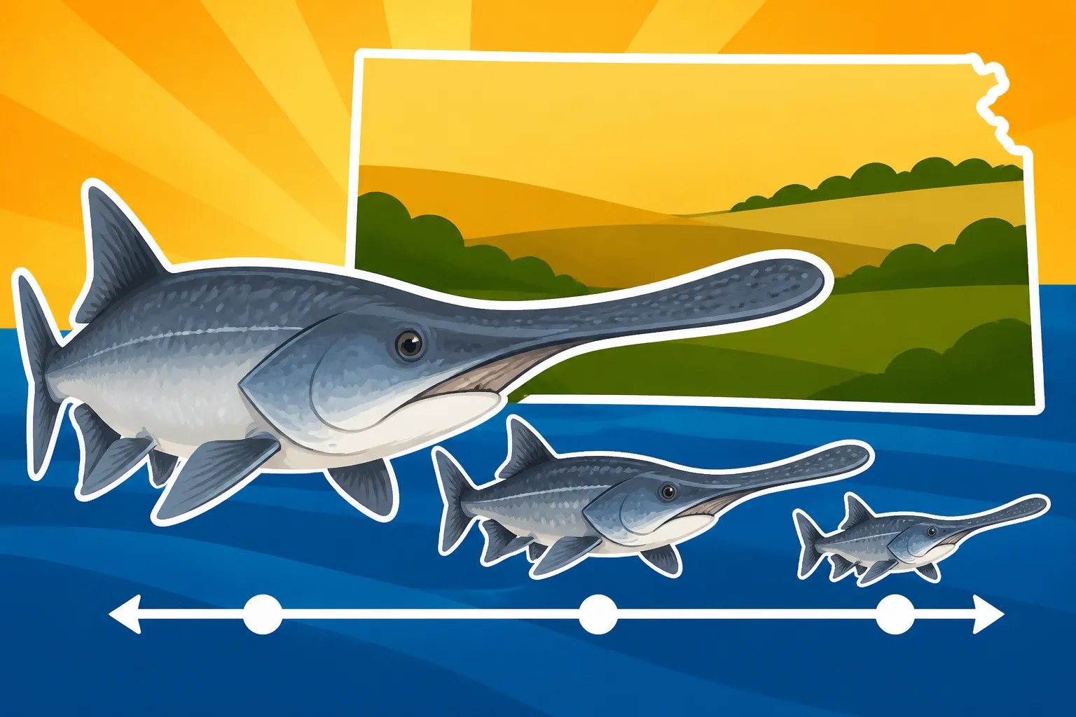 Paddlefish Size Range