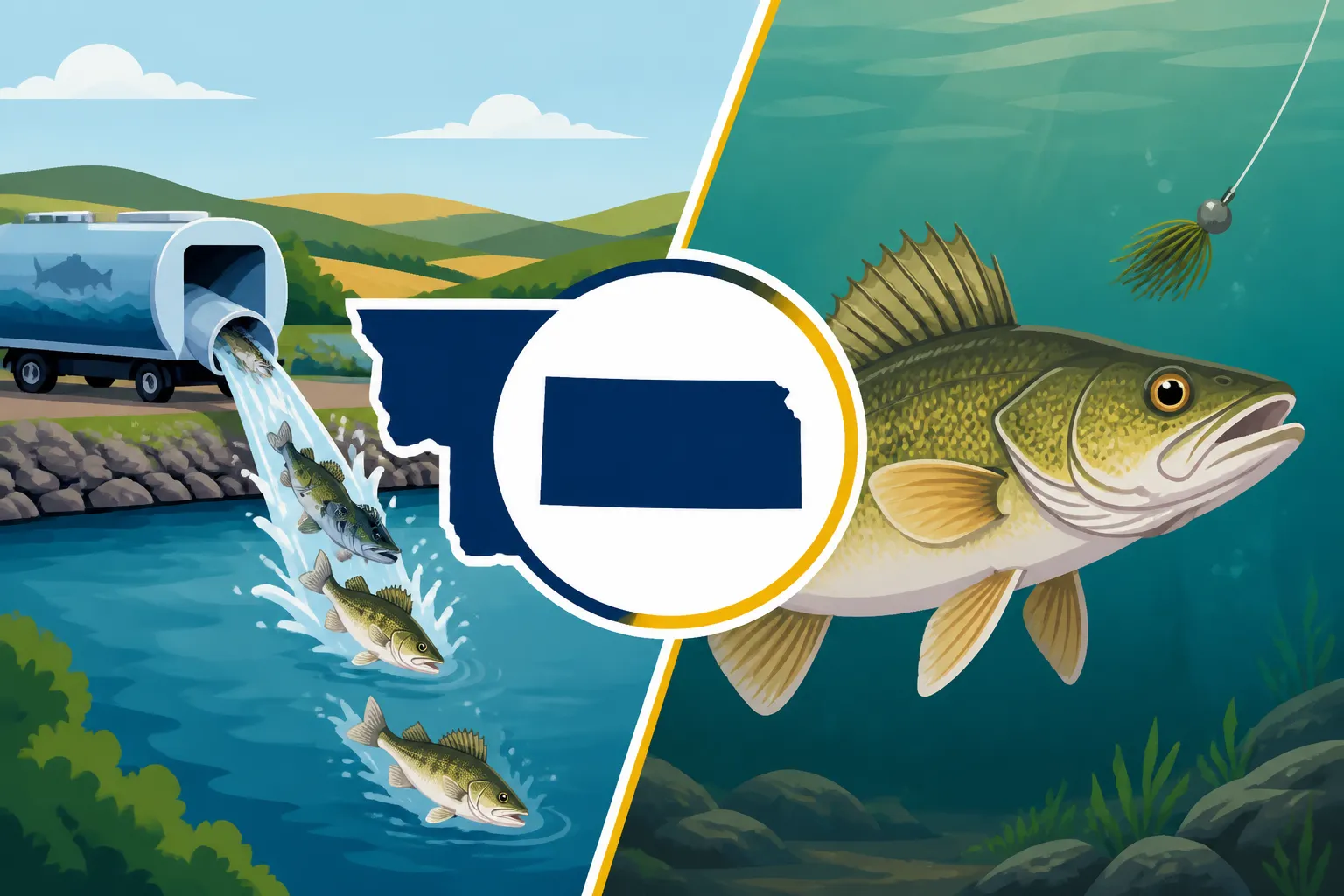 Does Kansas Stock Walleye in Its Reservoirs?