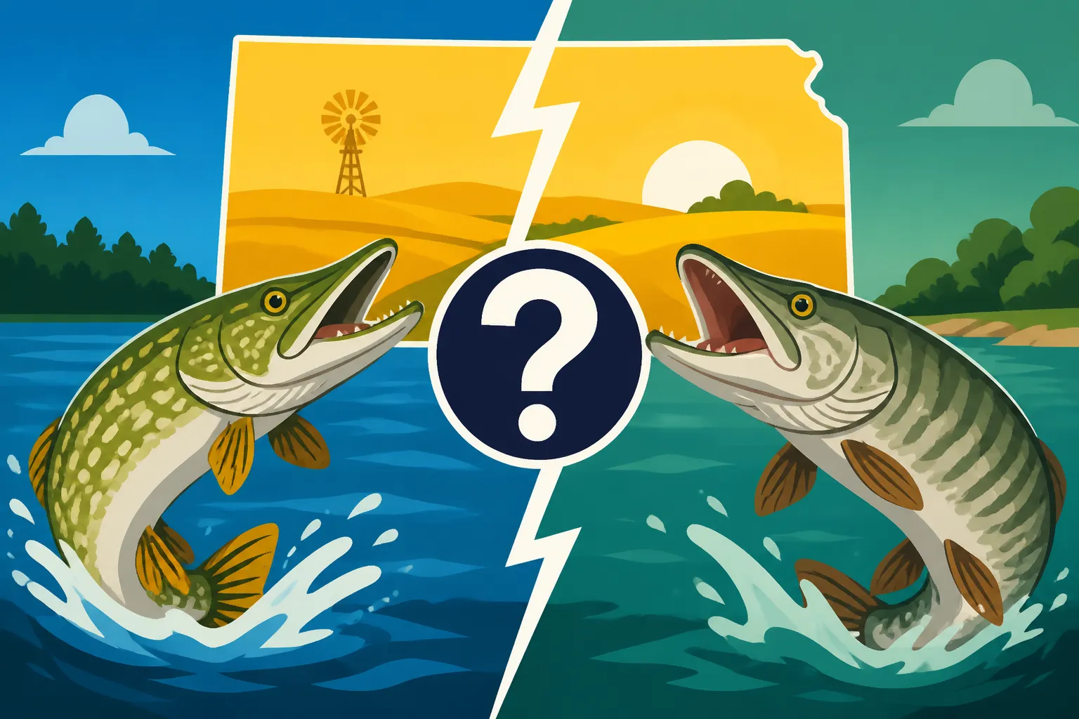 Do Kansas Lakes Have Muskie or Pike?