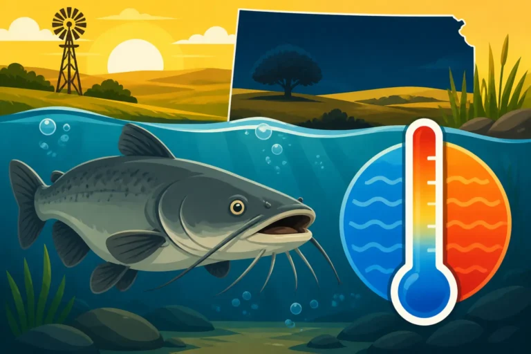 Water Temperature Kansas Catfish Prefer