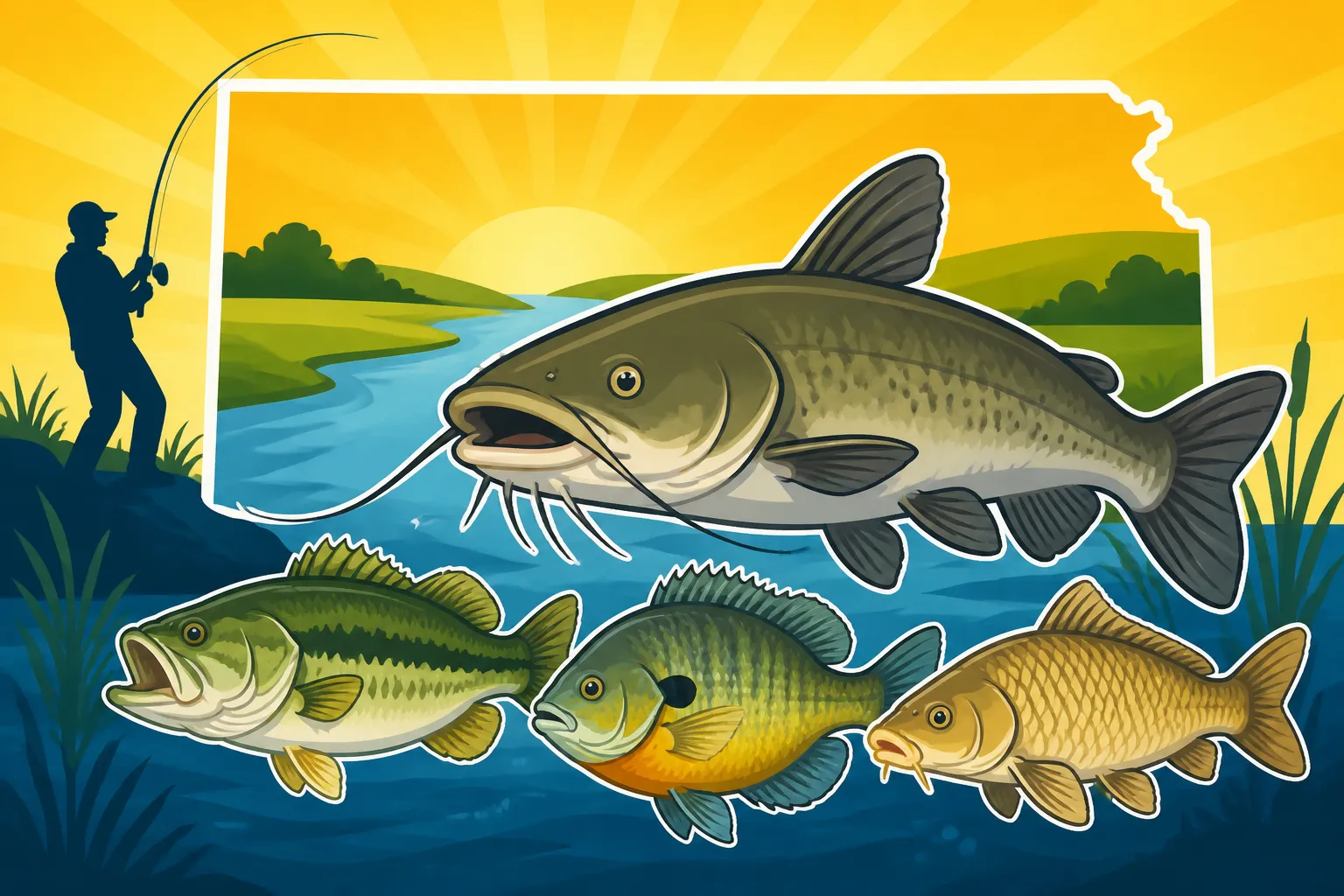 Fastest Growing Fish Species in Kansas