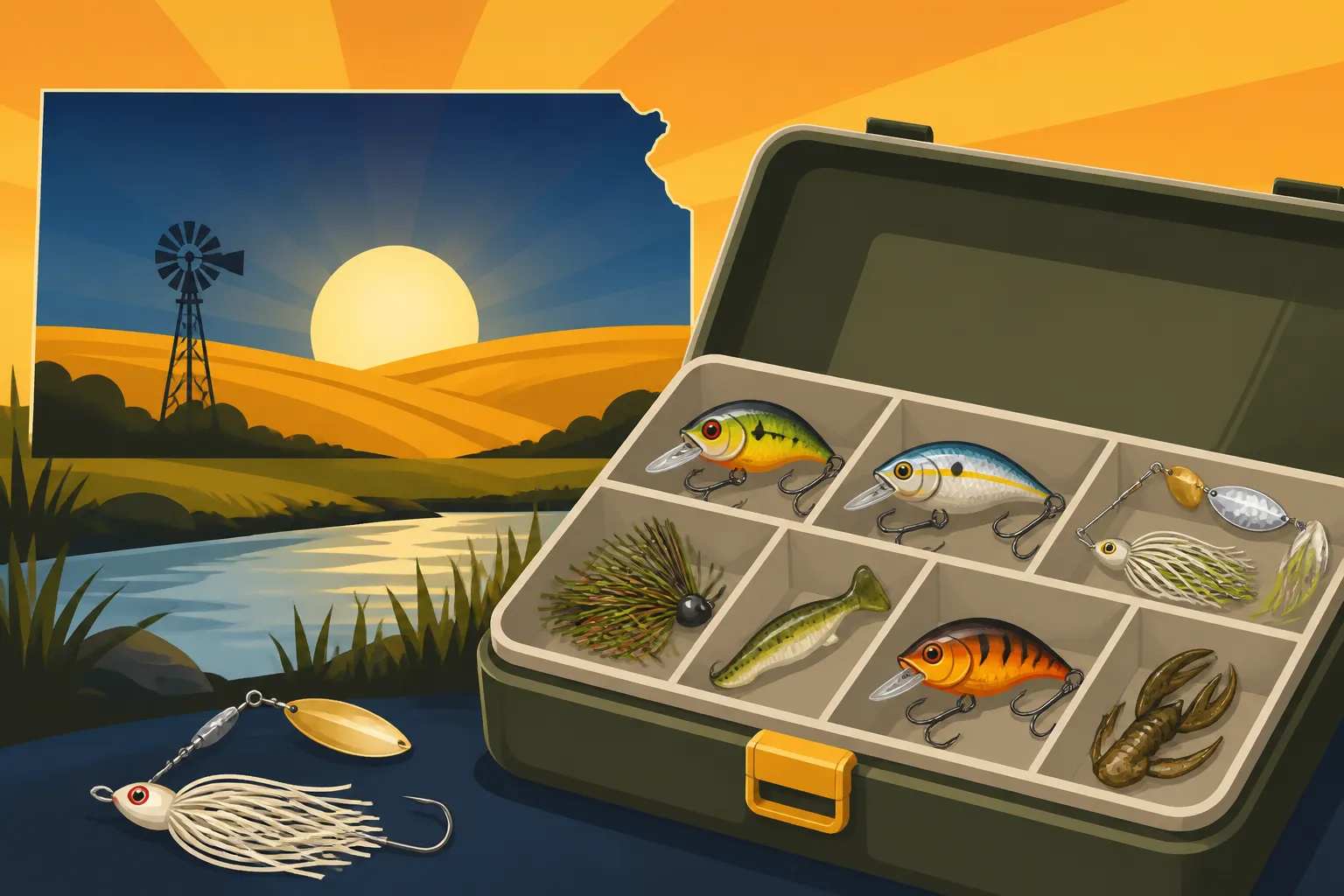 Best Lures for a Kansas Tackle Box