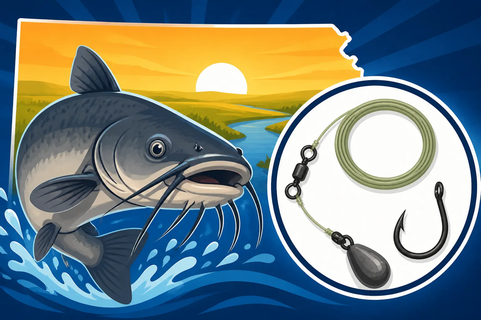 Best Line for Kansas Catfish Rigs
