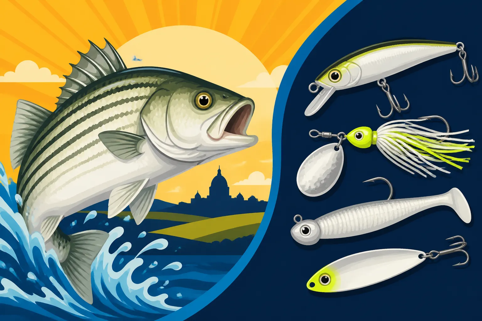 Best Lures for a White Bass Run