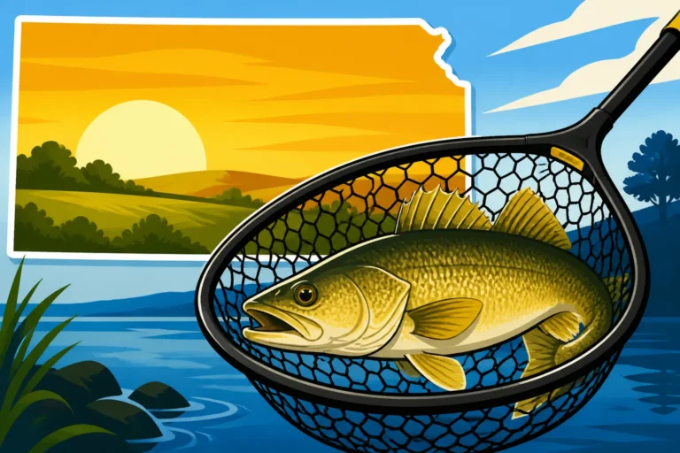 Best Landing Net for Kansas Walleye