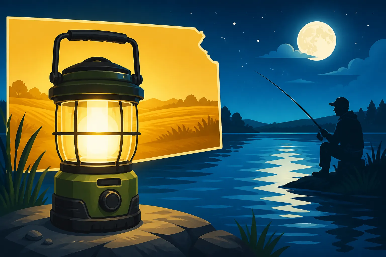 Best Lantern for Night Fishing on Kansas Lakes