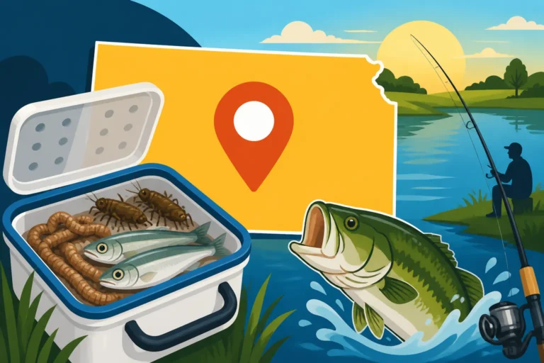 Where to Buy Live Bait Near Kansas Lakes