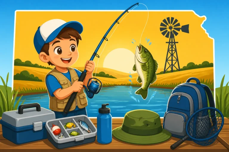 Best Gear for Kids Fishing in Kansas
