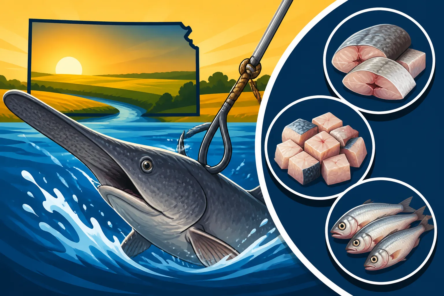 Best Bait for Paddlefish Snagging