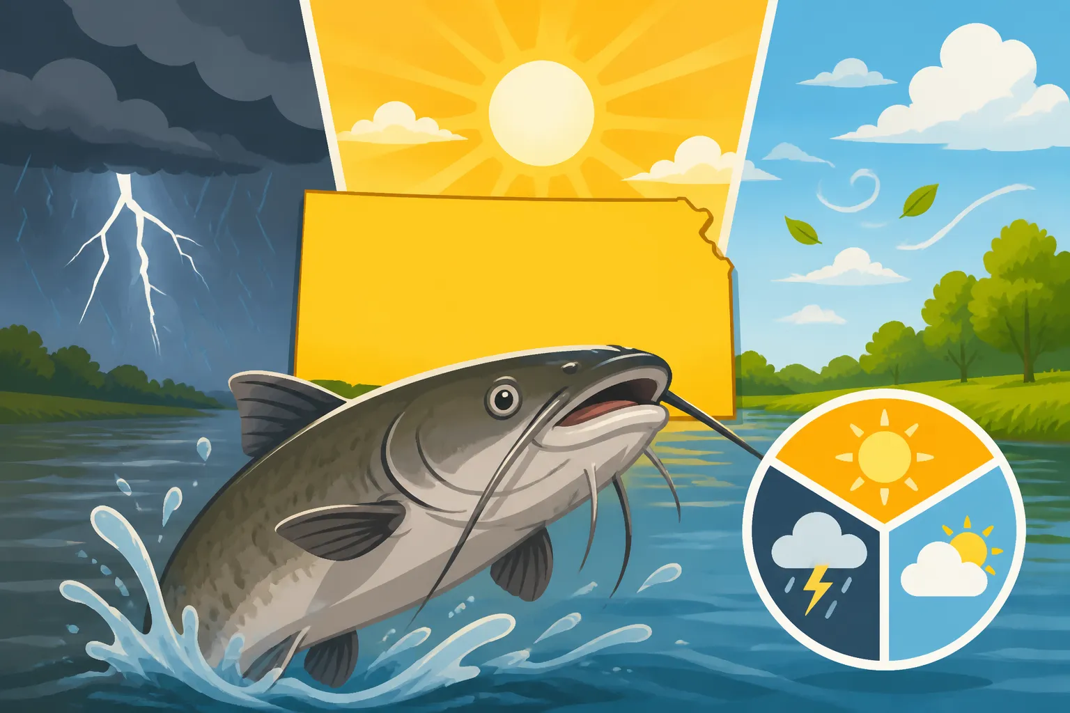 Best Weather for Catfish Fishing in Kansas