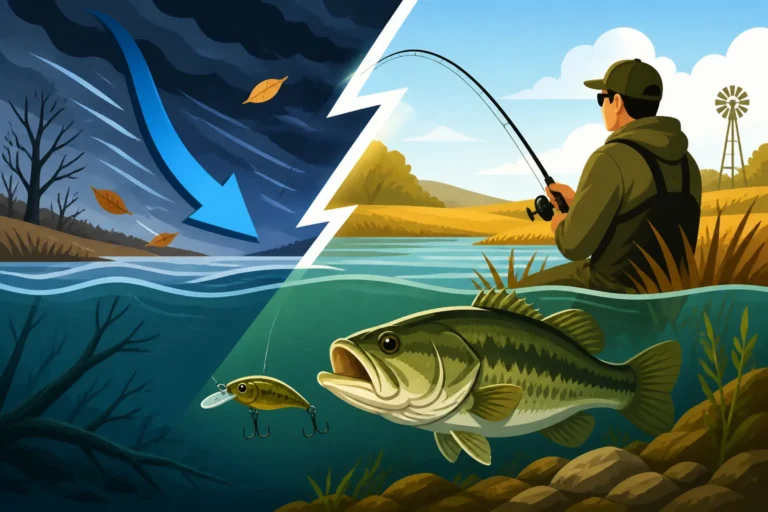 How to Fish After a Cold Front in Kansas