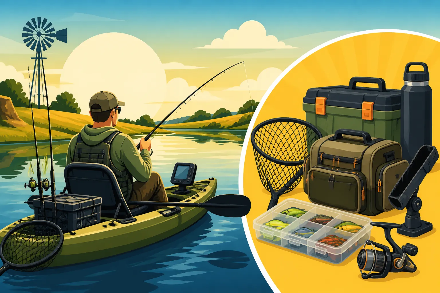 Best Kayak Fishing Gear for Kansas Lakes