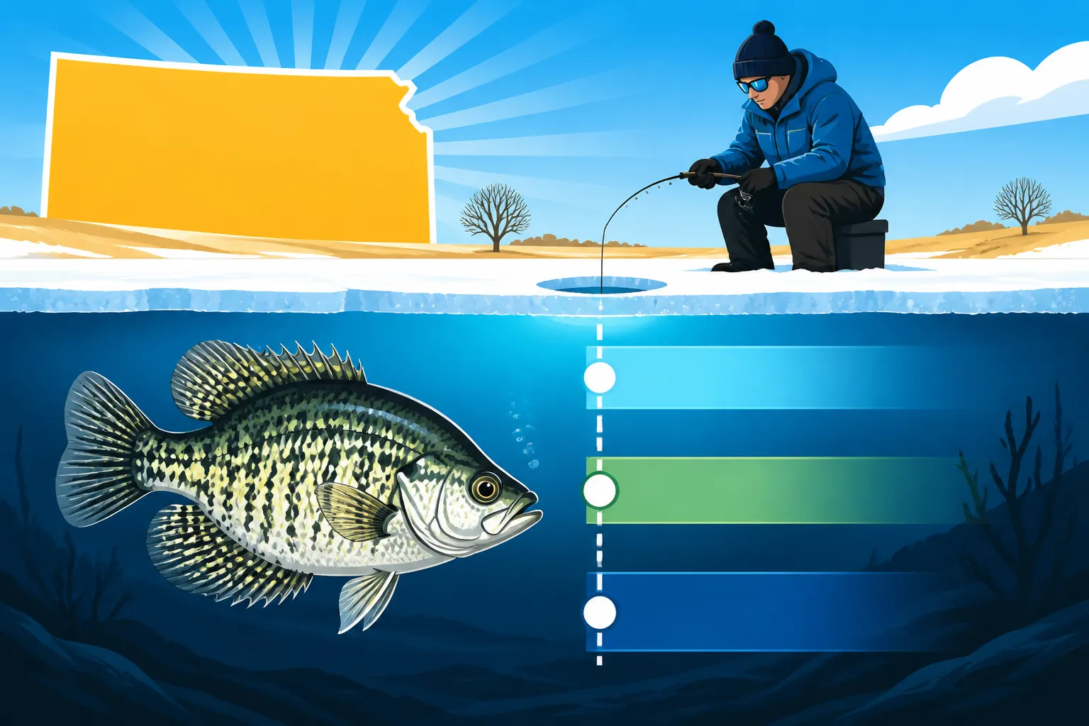How Deep to Fish for Crappie in Winter
