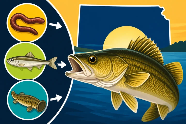 Best Live Bait for Kansas Walleye