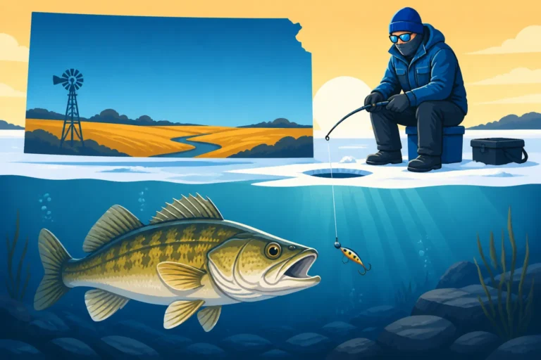 How to Catch Fish in Cold Water in Kansas