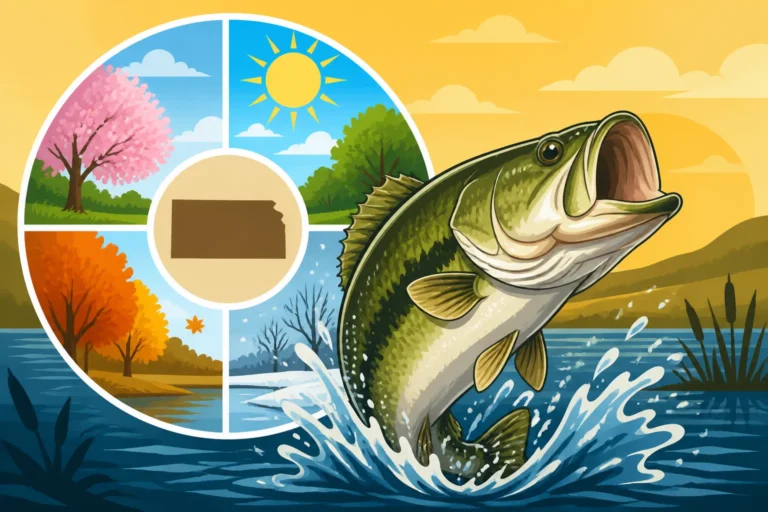 Best Season for Trophy Largemouth Bass in Kansas