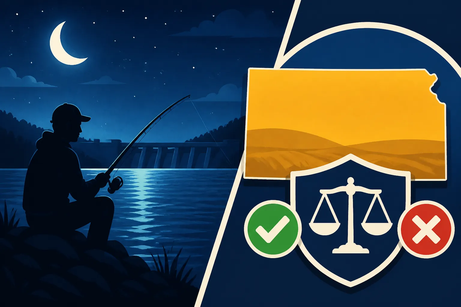 Is Night Fishing Legal on Kansas Reservoirs?
