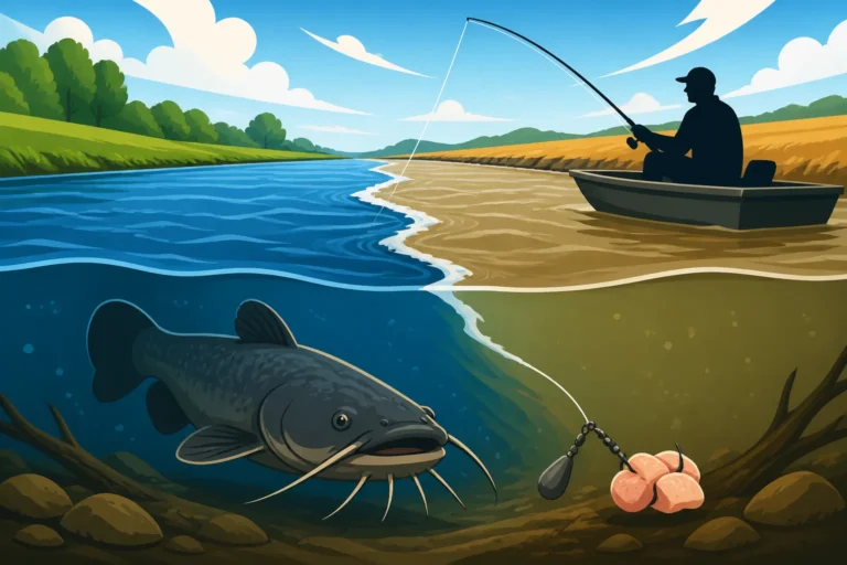 How to Fish a Current Seam for Catfish