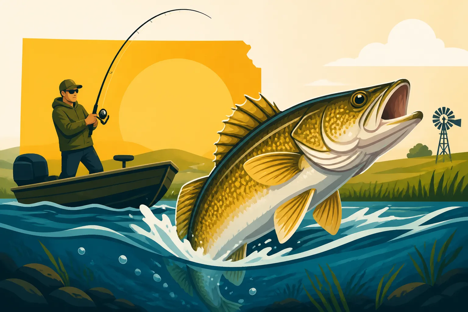 Kansas Walleye Fishing Guide