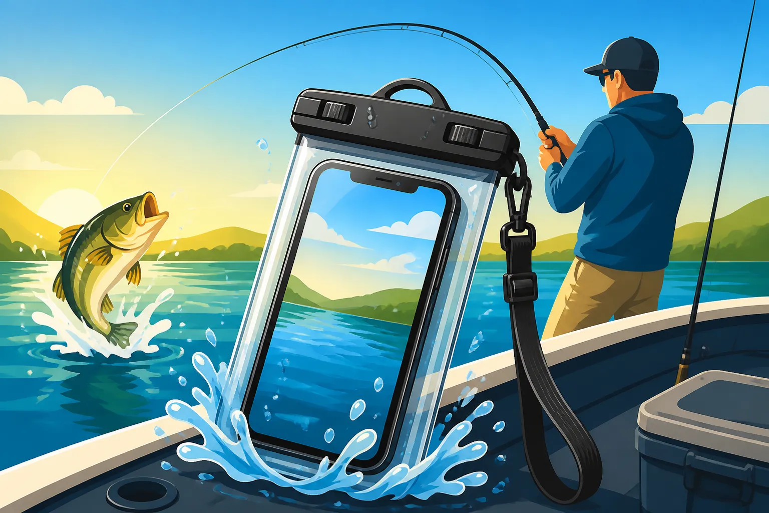 Best Waterproof Phone Case for Boat Fishing