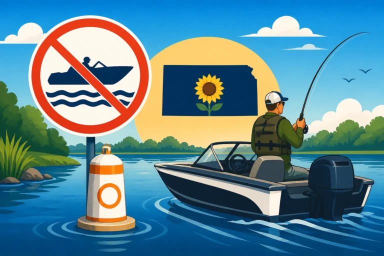 Kansas No-Wake Zone Rules for Boaters