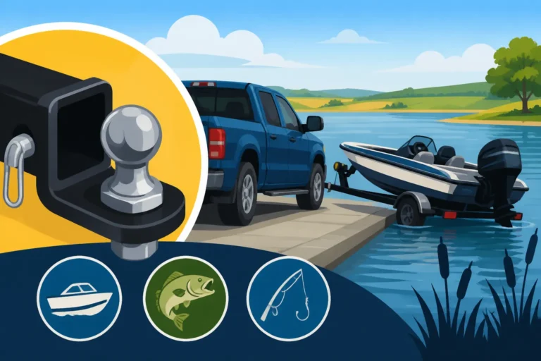 Best Trailer Hitch Size for Kansas Boat Ramps
