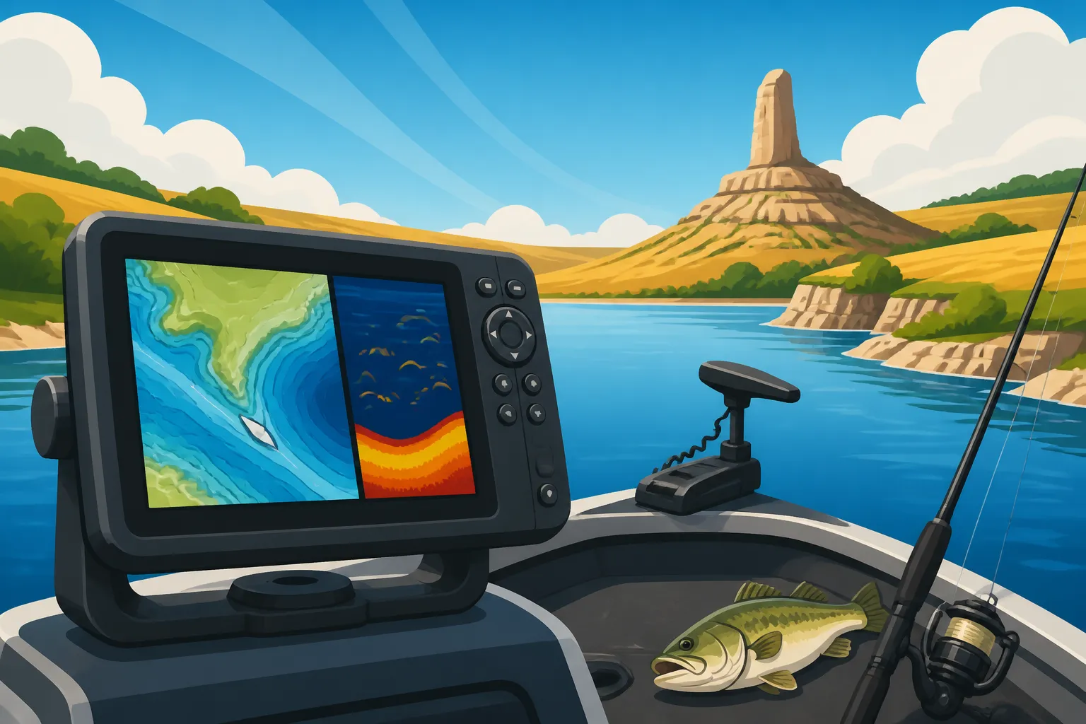 Best Boat GPS for Kansas Reservoirs